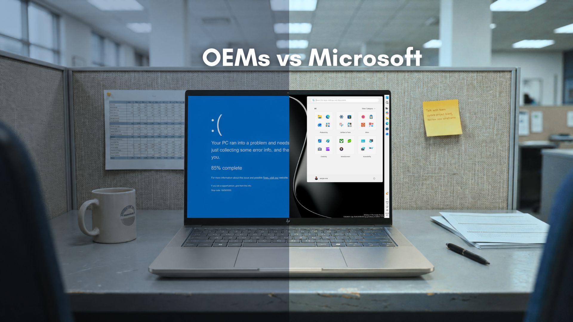 While Microsoft desperately fixes Windows 11, OEMs are breaking the OS with faulty updates