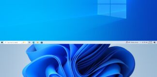 Windows 10 vs Windows 11 taskbar