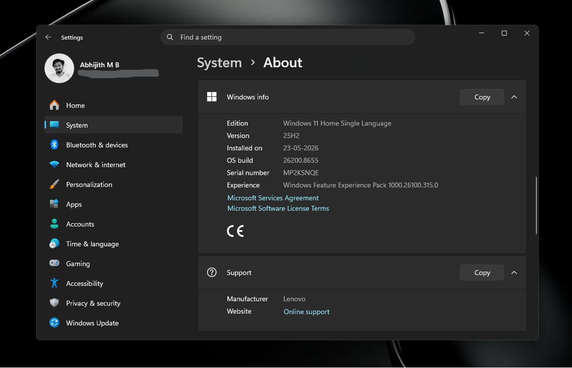 Windows 11 25H2