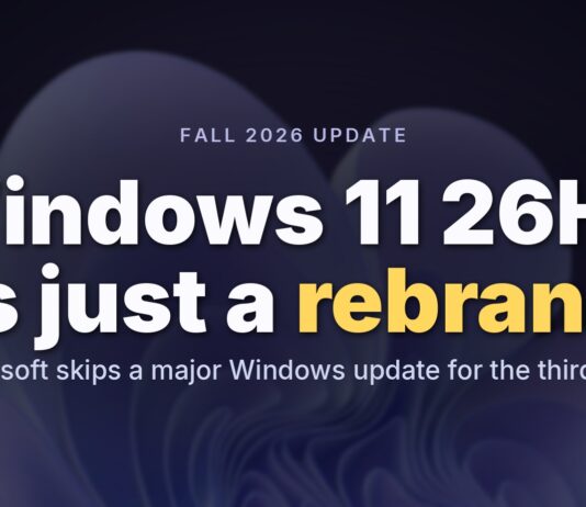 Microsoft confirms Windows 11 26H2 for fall 2026 release, reveals supported PCs and other details Windows 11 26H2