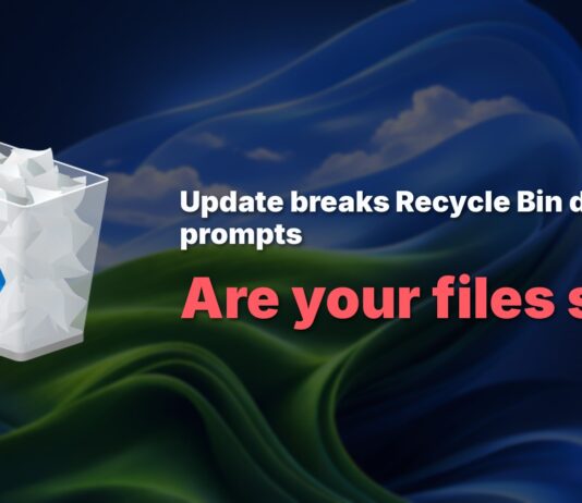 Microsoft confirms Windows 11 update breaks Recycle Bin delete prompts, but your files are still safe