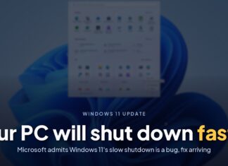 Windows 11 faster shutdown