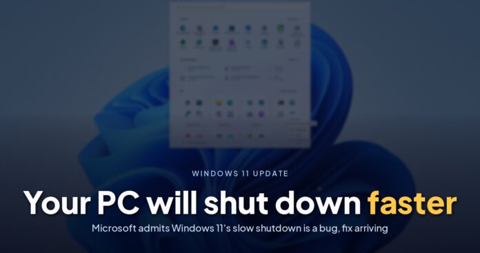 Windows 11 faster shutdown