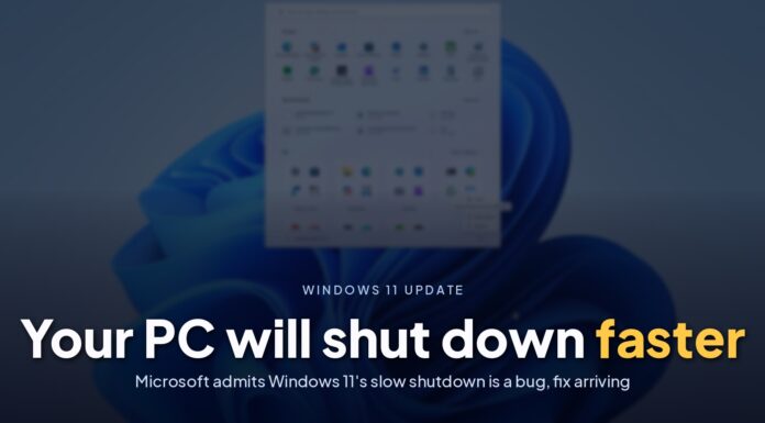 Windows 11 faster shutdown