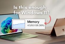 Windows 11 needs a lot of RAM but Microsoft says 8GB is fine for every day tasks