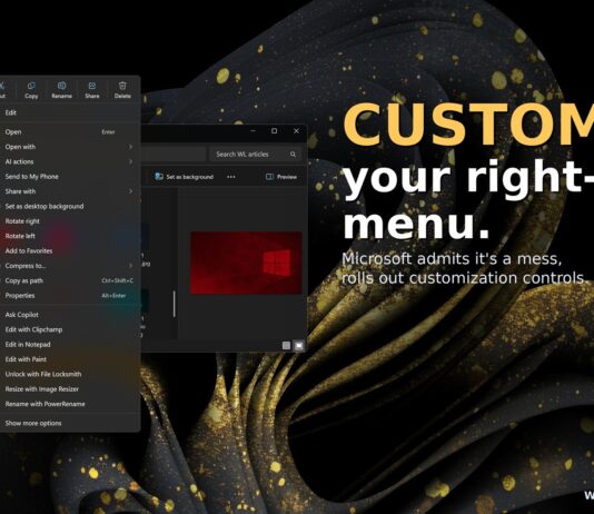 Windows 11 right-click menu customization