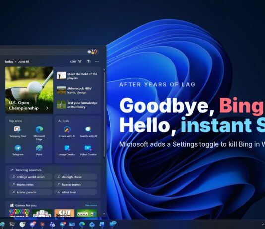 Microsoft reveals you can kill Bing in Windows 11 Search and boost performance after years of lag Windows Search without Bing