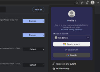 Microsoft’s Edge 150 caves to Chrome users with Google sign-in, but sidebar apps got dropped in the same update Microsoft Edge 150 browser interface showing new Google account sign-in option in the profile menu on Windows