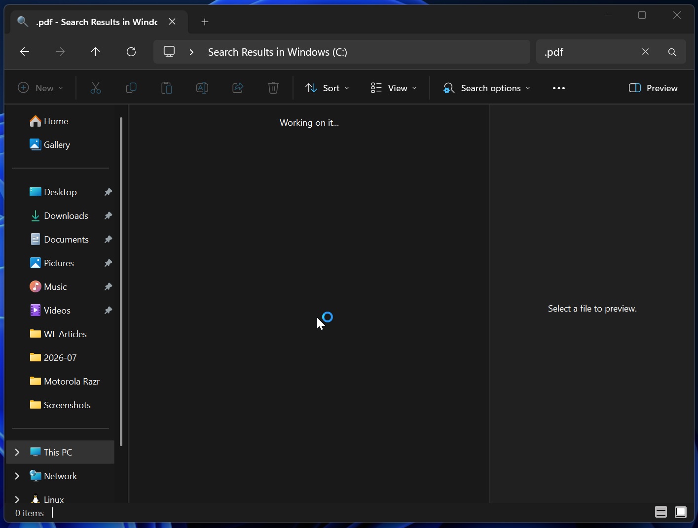 File Explorer Working on it