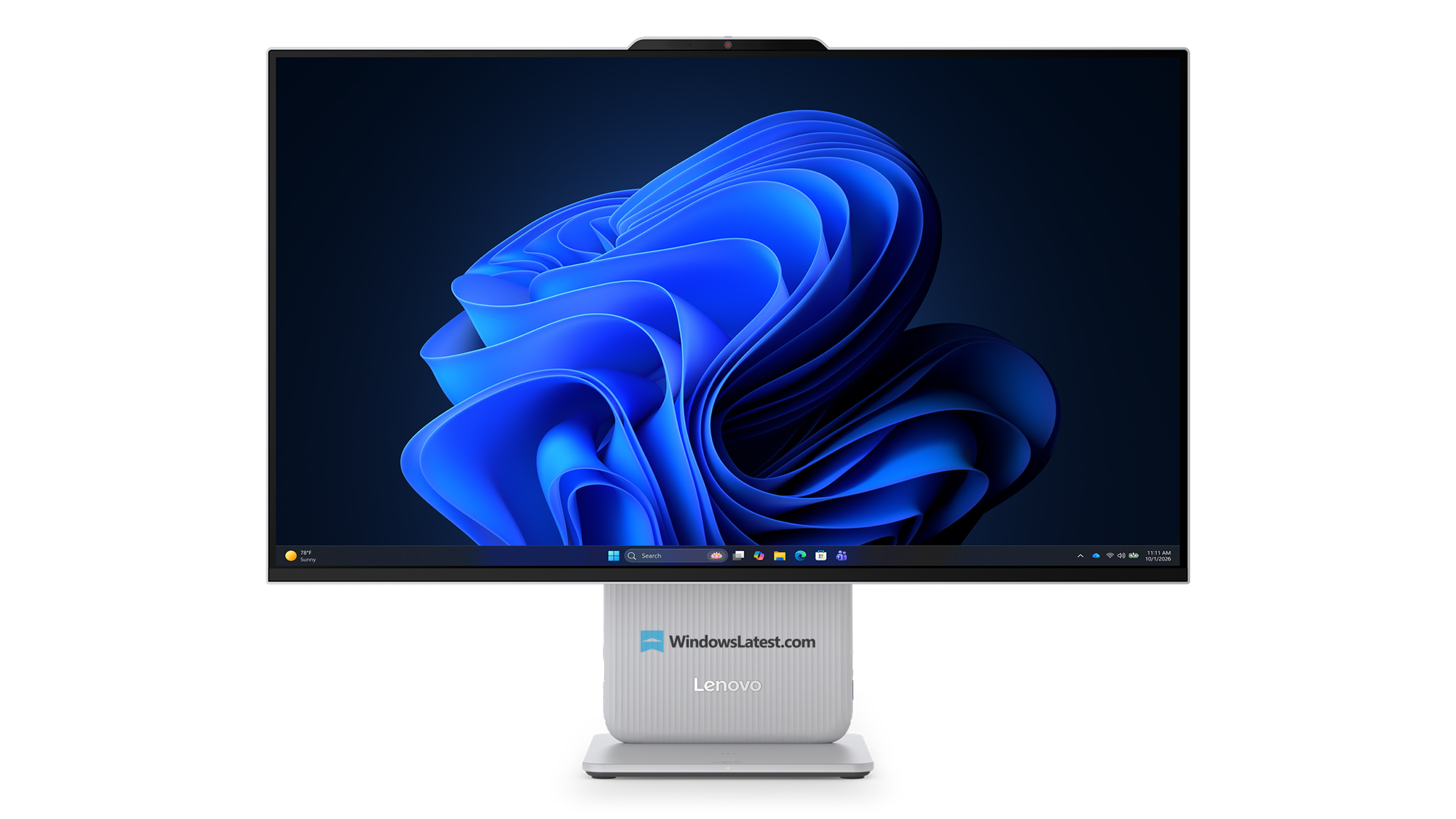 Lenovo IdeaCentre All-in-One desktop front view