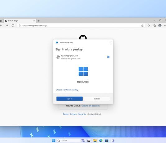 Microsoft Passkeys