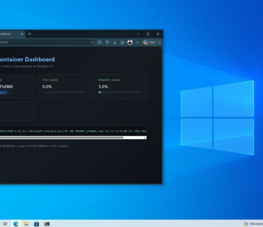 Microsoft confirms that you can run WSL Containers in Windows 10