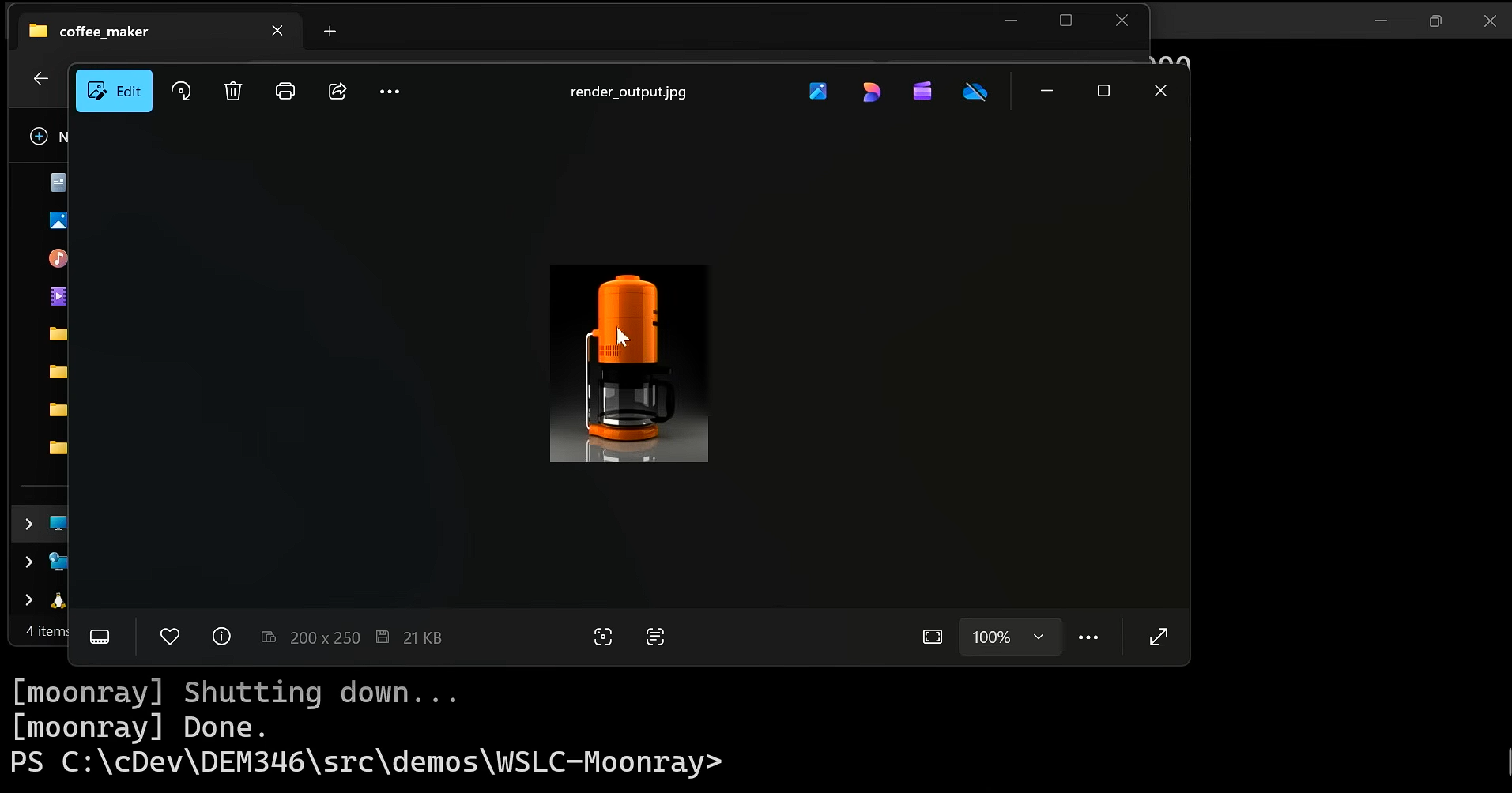 Moonray render output