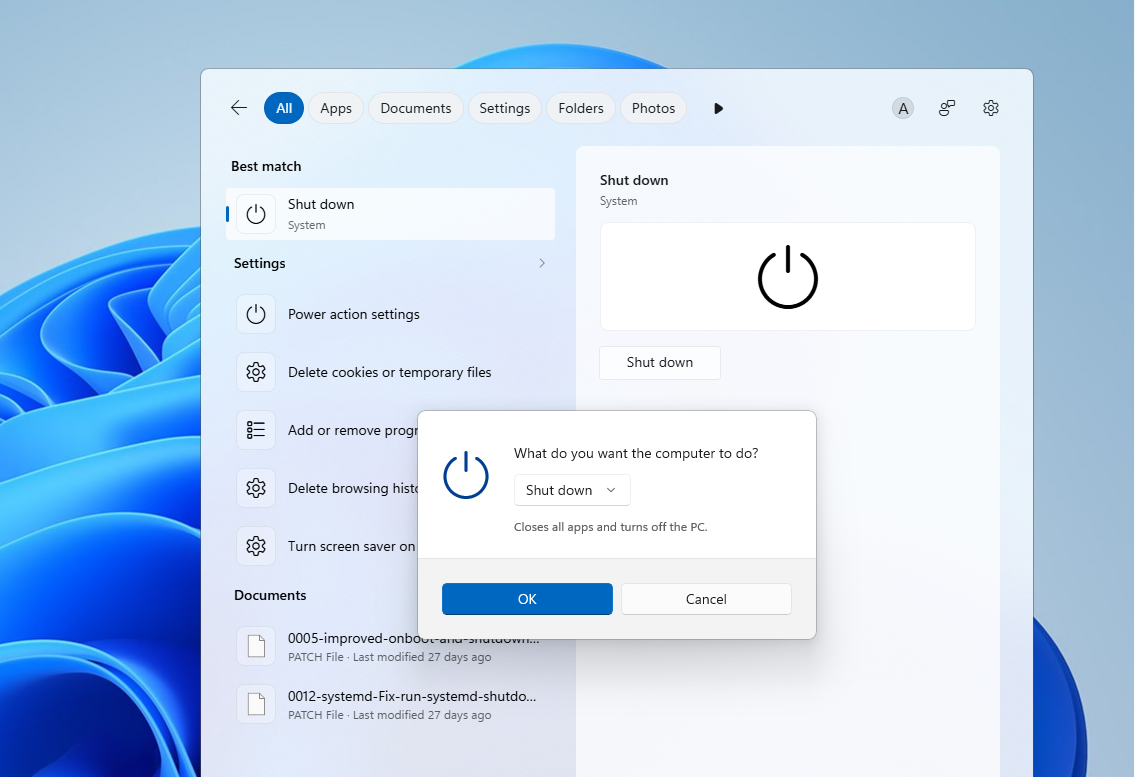 New Windows 11 style Shut down dialog