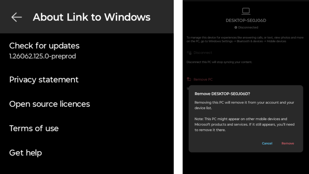 Microsoft's Link to Windows removes ghost PCs from your Android phone ...