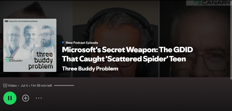 Three Buddy Problem podcast about Microsoft GDID