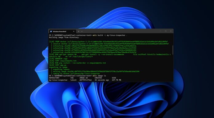 I built a Linux container on Windows 11 without Docker Desktop, and Docker users should pay attention WSL Containers in action on Windows 11