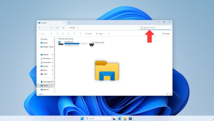 Windows 11 File Explorer search across This PC is getting the same speed and relevance fixes as the new Windows Search