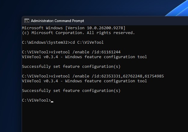All ViVeTool IDs to activate Windows 11 August optional update features