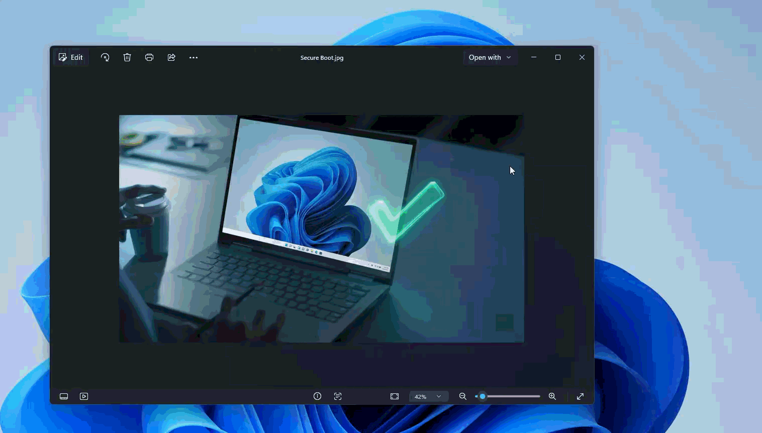 Context menu in Photos app is much faster than before