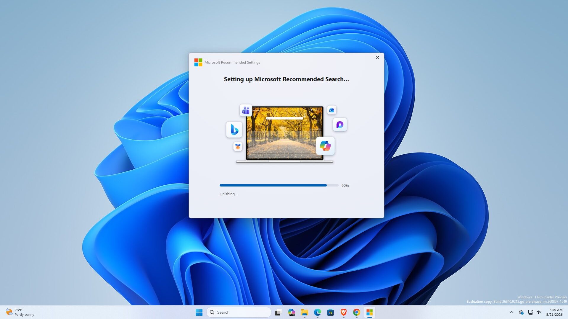 Installing the new Microsoft Settings app