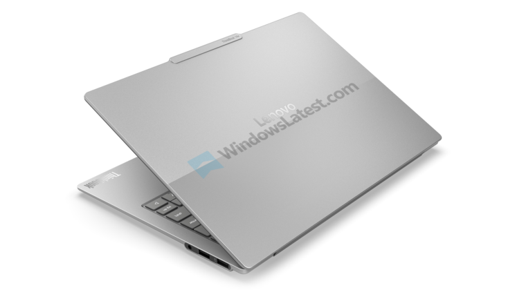 Lenovo ThinkBook 14x rear view