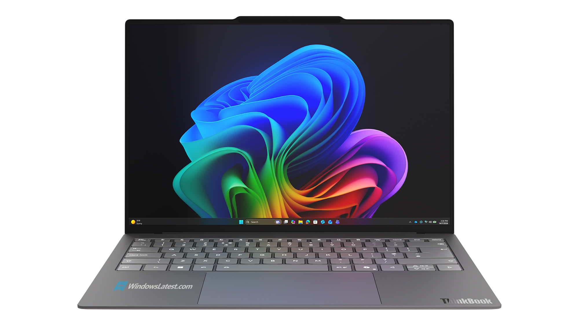 Lenovo ThinkBook Aeroblade front view