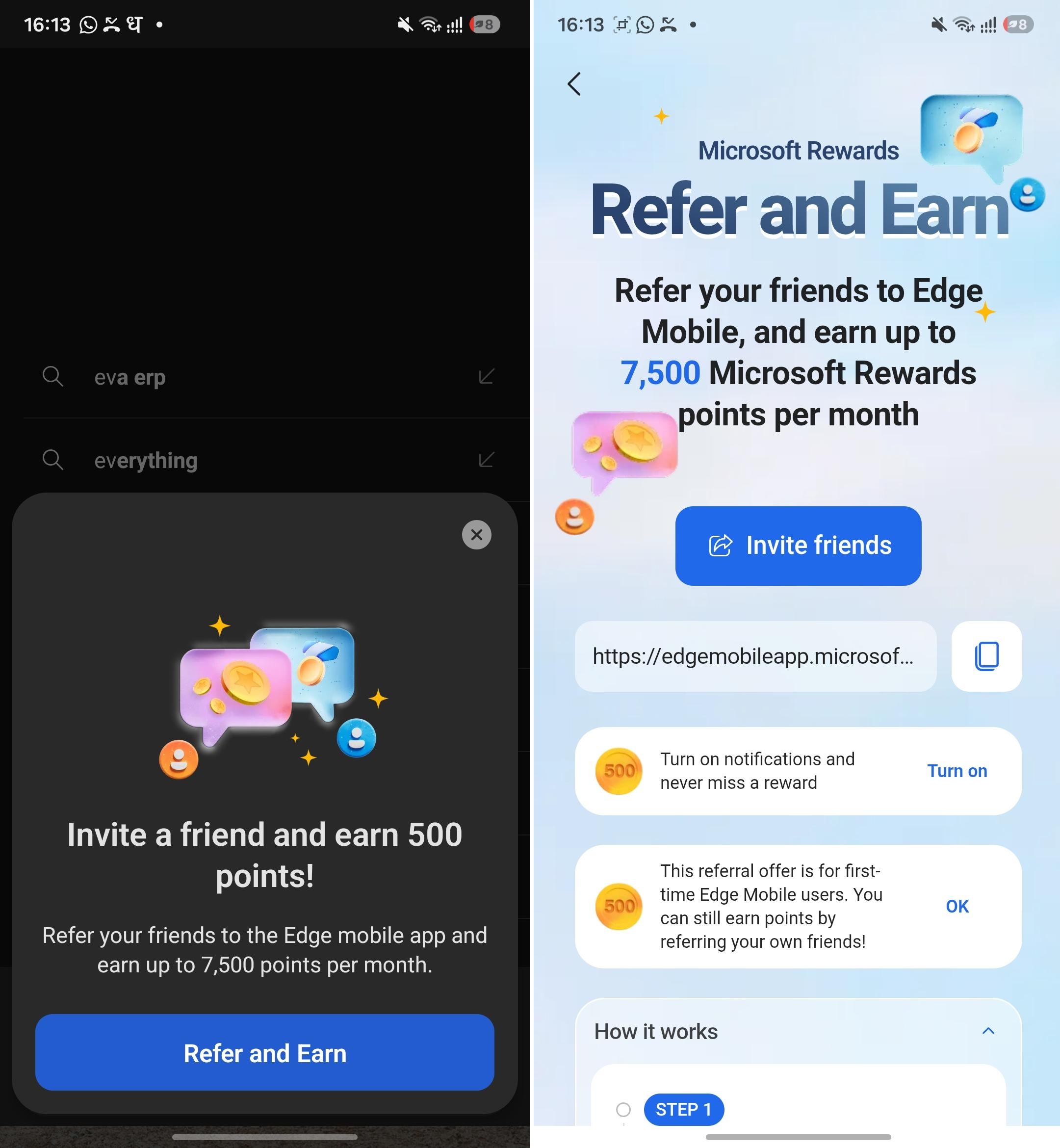 Microsoft Edge Rewards Referral Program