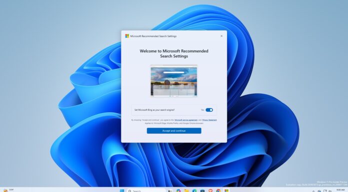 “It’s optional,” Microsoft on Windows 11 tool forcing Bing in Chrome, Firefox, and Brave. Microsoft Settings app asking to make Bing as search engine