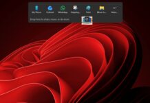 Microsoft removed the Windows 11 Drop Tray after feedback from users
