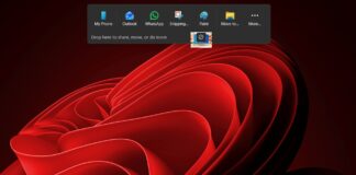 Microsoft removed the Windows 11 Drop Tray after feedback from users