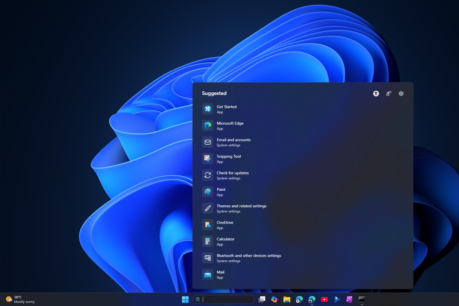 New Search in Windows 11 after installing optional update
