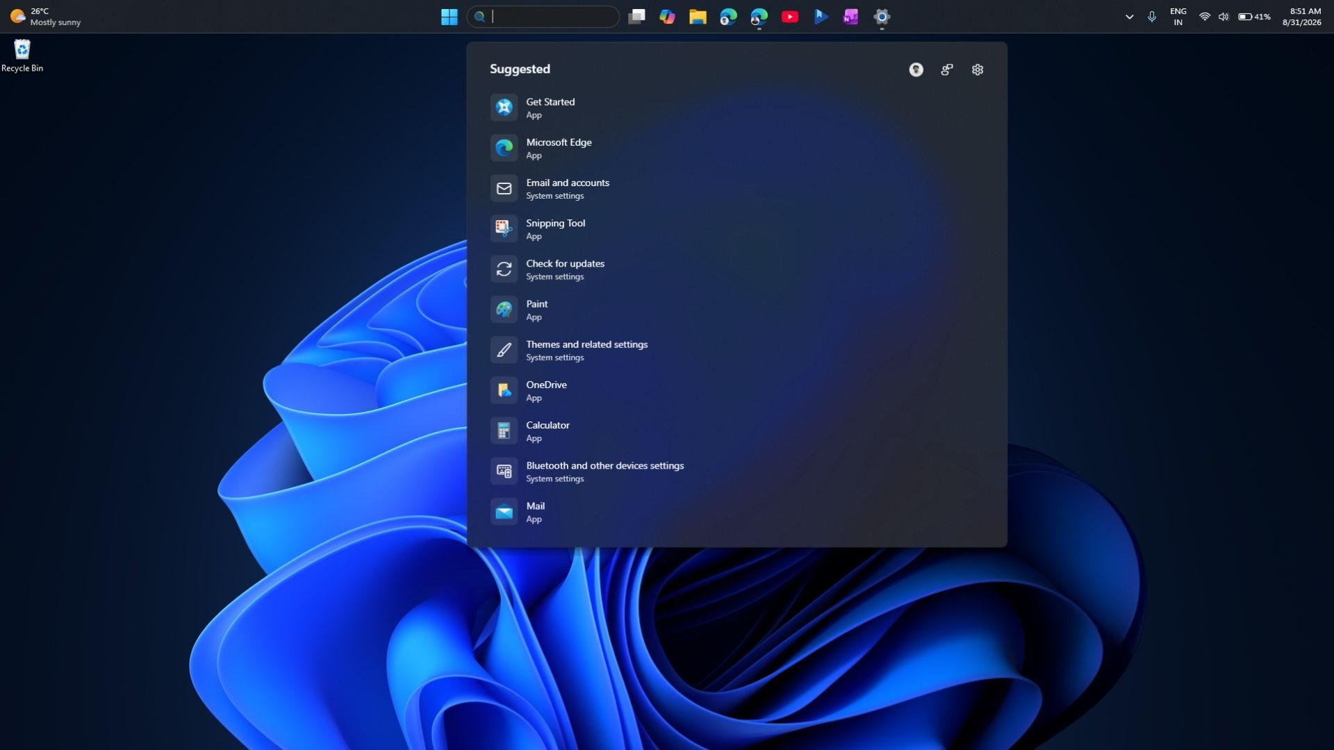 New Windows 11 Search UI after August optional update
