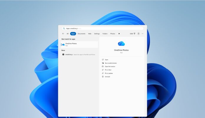 OneDrive Photos app