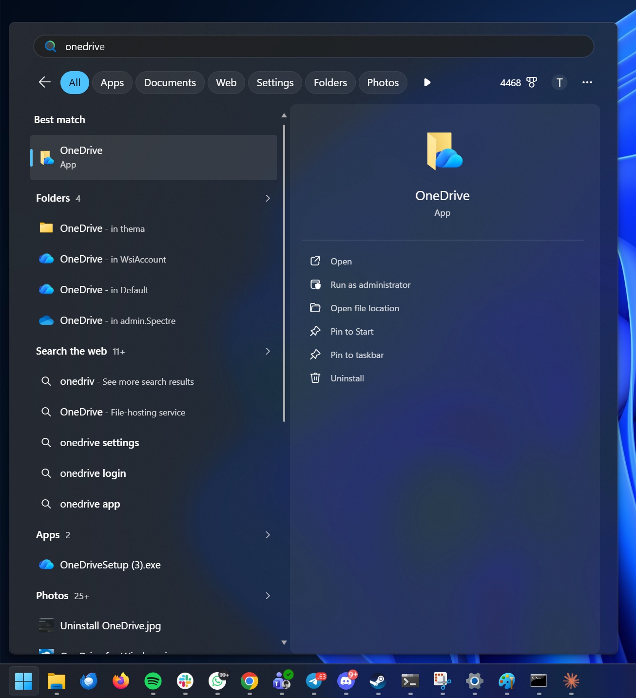 OneDrive Photos app disappeared