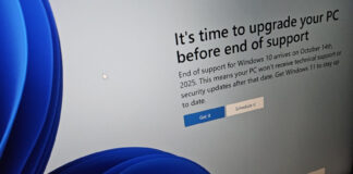 Windows 10 end of support pop-up