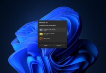 Windows 11 Autoplay dialog new look