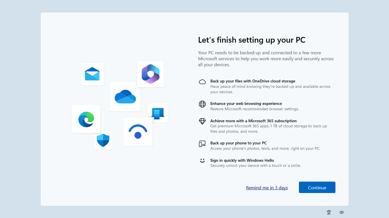 Windows 11 OneDrive Remind Me