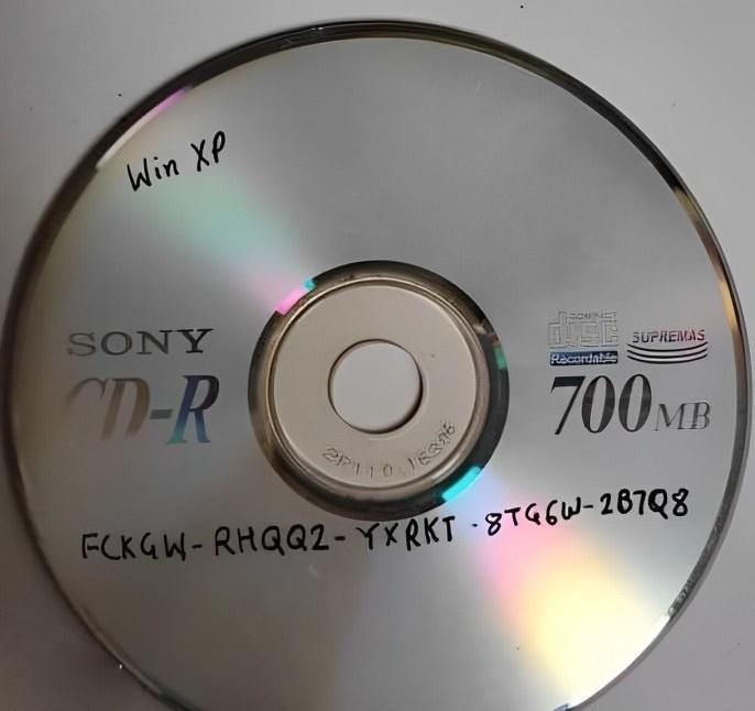 Windows XP disk