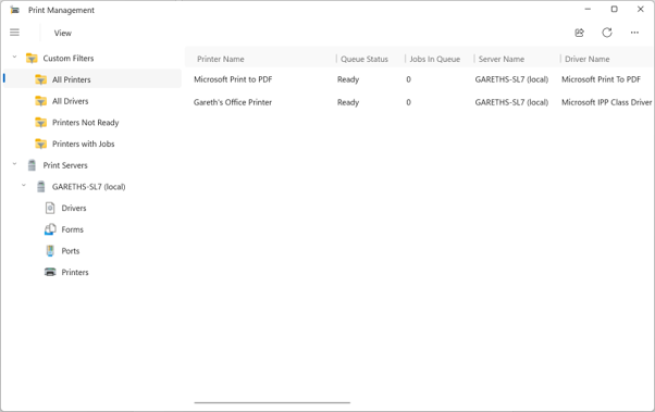 Print Management App
