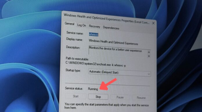 whesvc Running