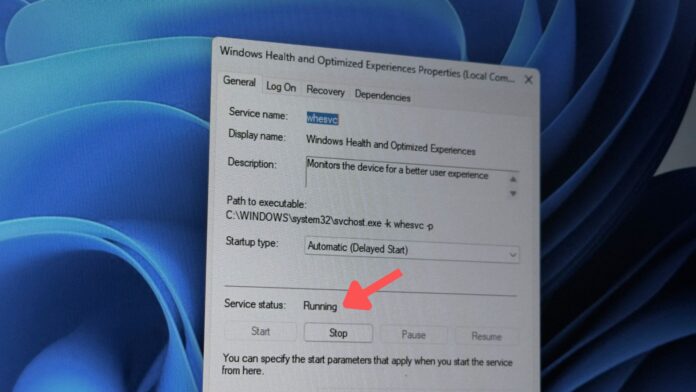 whesvc Running