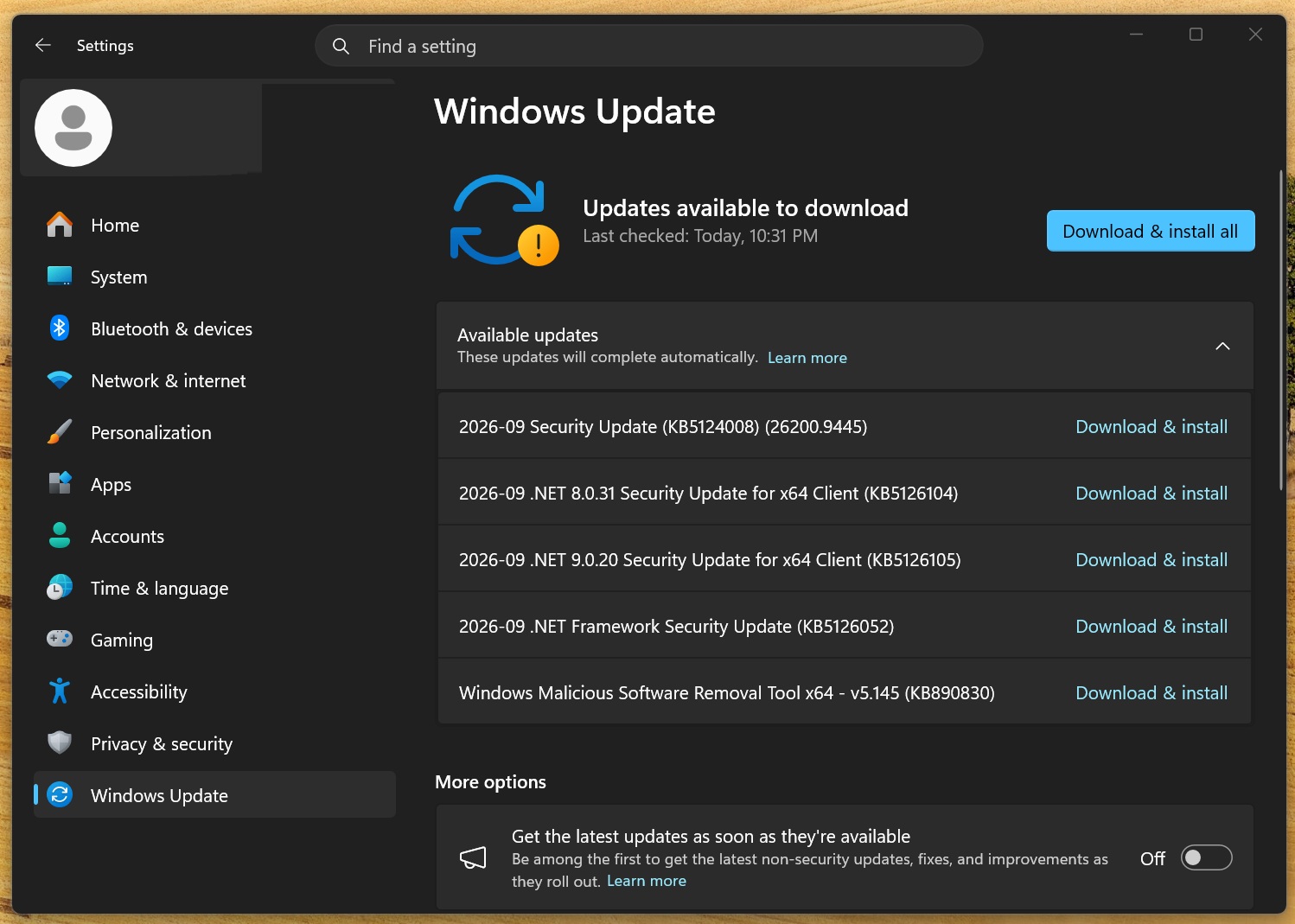 2026-09 Security Update (KB5124008) (26200.9445)