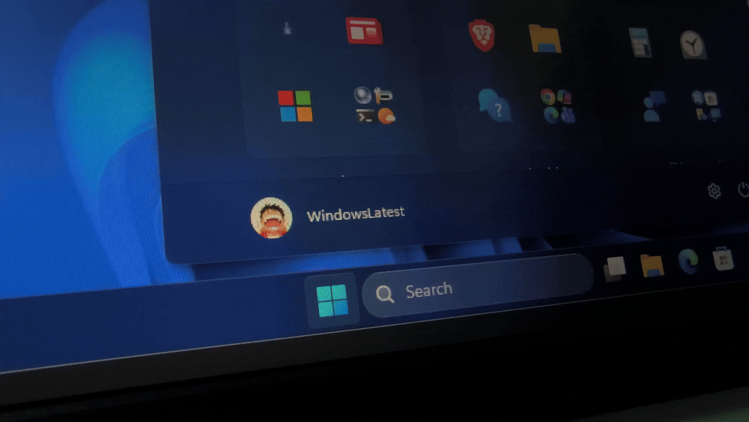 Animated Profile picture in Start menu