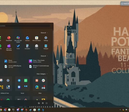 Bing showing Harry Potter ad on Windows 11