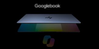 Google's new Googlebook proudly features Microsoft Copilot.