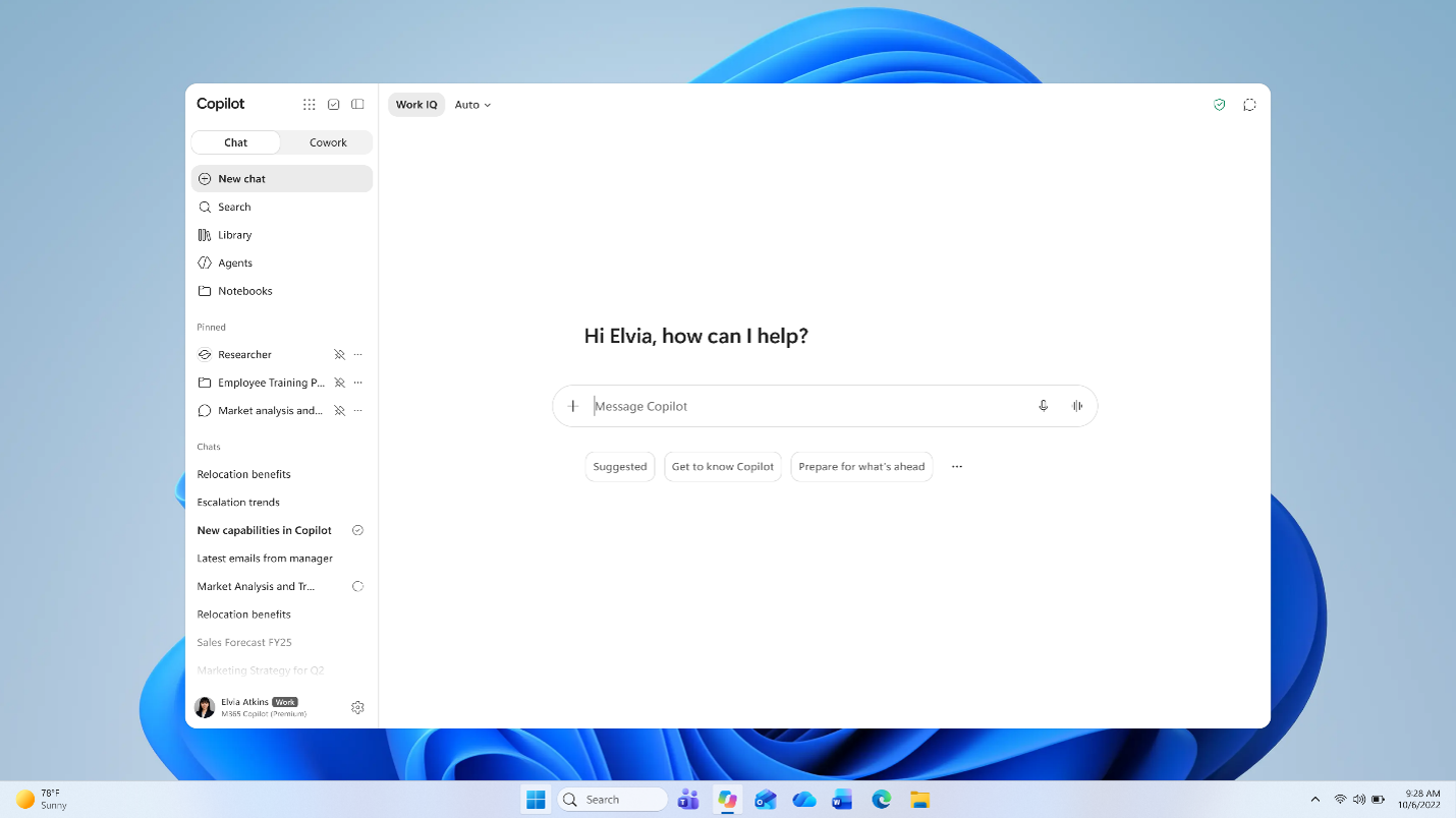New Microsoft Copilot app that replaced Microsoft 365 Copilot
