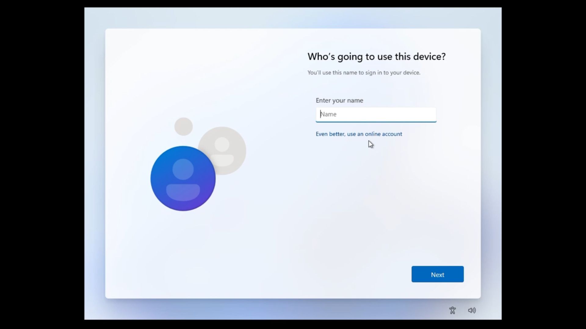 Setting up Windows 11 with local account