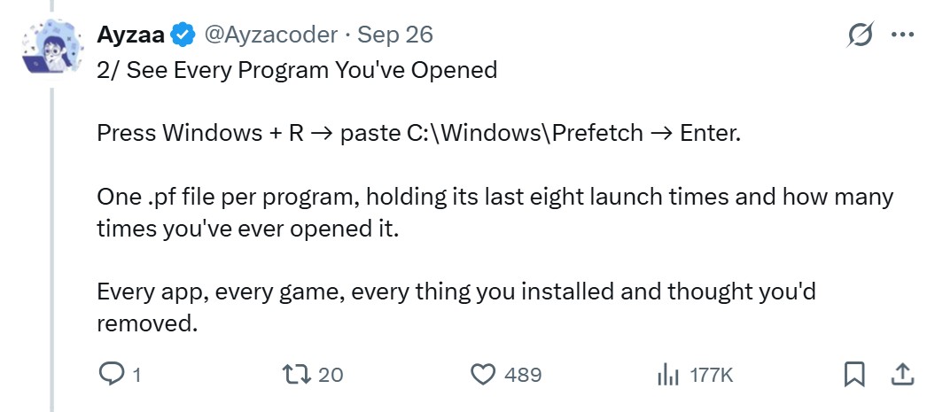 Viral post makes it seem that Prefetch is a privacy nightmare