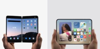 the iPhone Duo marketing images looks like the Surface Duo's from 5 years ago